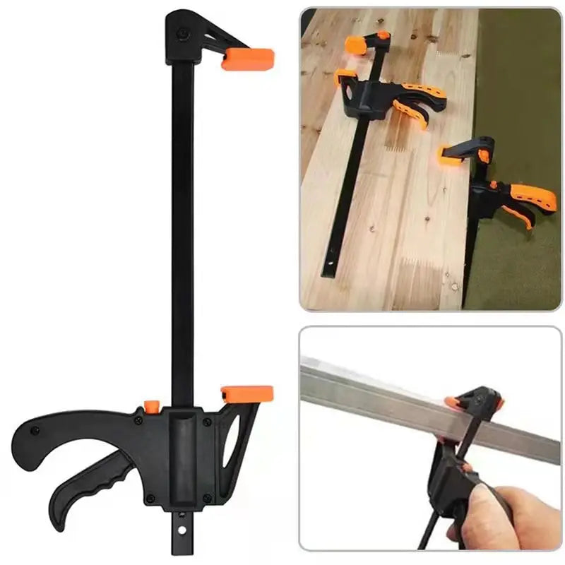 4-Inch Quick Ratchet Woodworking Clamp Clip Set – 2 or 5 Pcs
