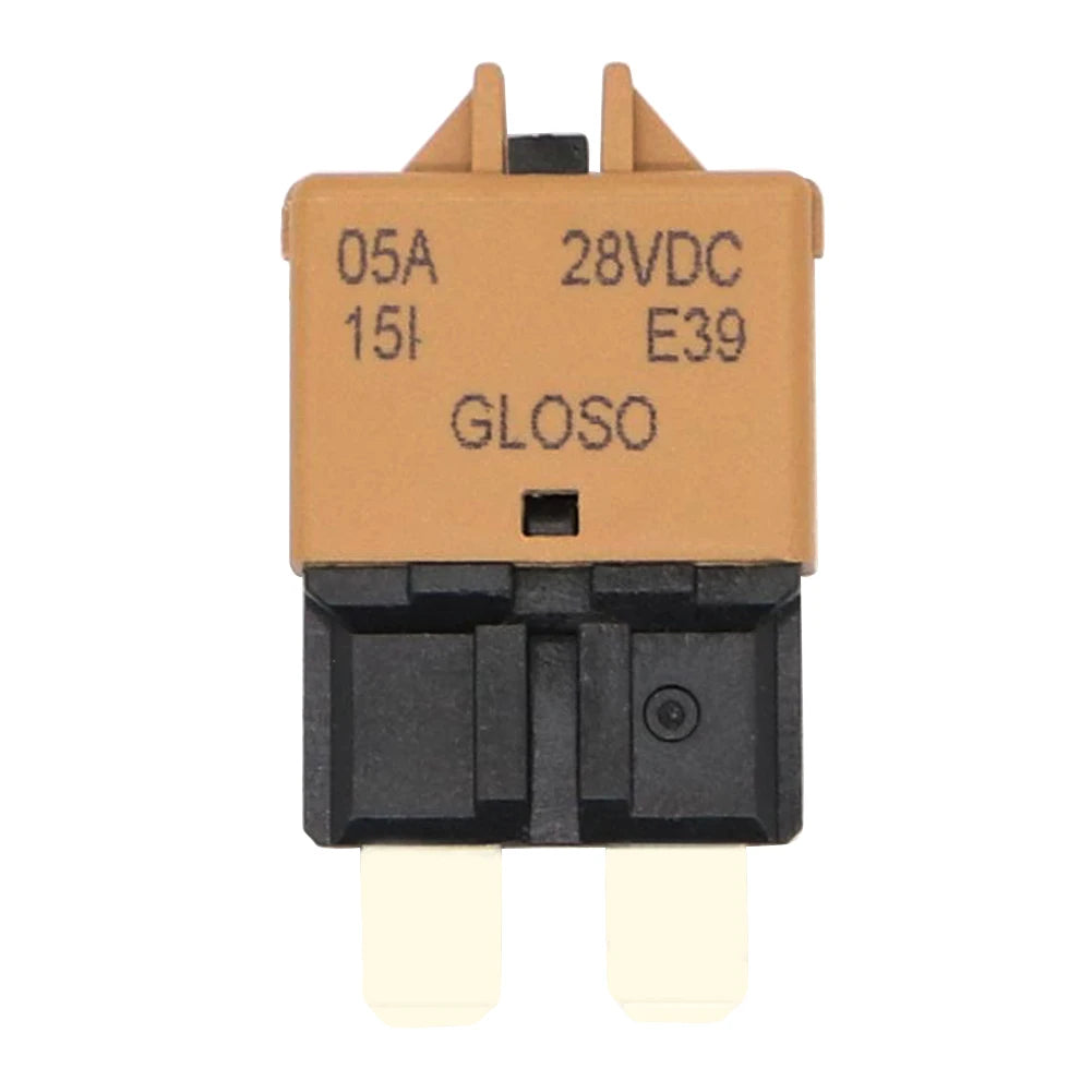 1/2PCS Circuit Breaker Blade Fuse 12V 24V Resettable 5-30A Marine RVs Automatic Reset Thermal Circuit Breaker Car Blade Fuse Box Peaceful Pleasures Health and Wellness