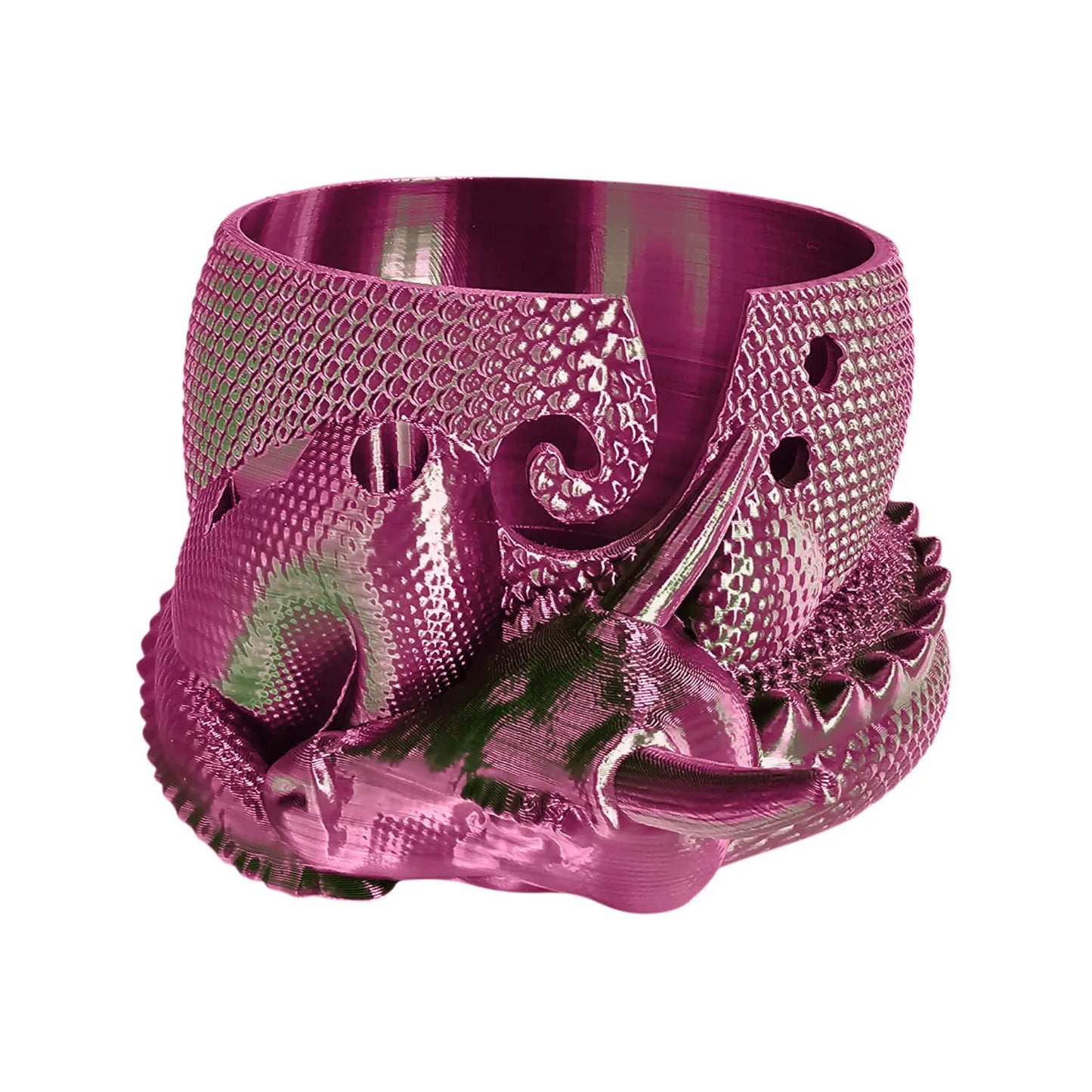 3D Printed Yarn Organizer Bowl Creative Knitting Bowl Dragon and Egg Yarn Storage Organizer Crochet Yarn Holder Yarn Organizer Peaceful Pleasures Health and Wellness