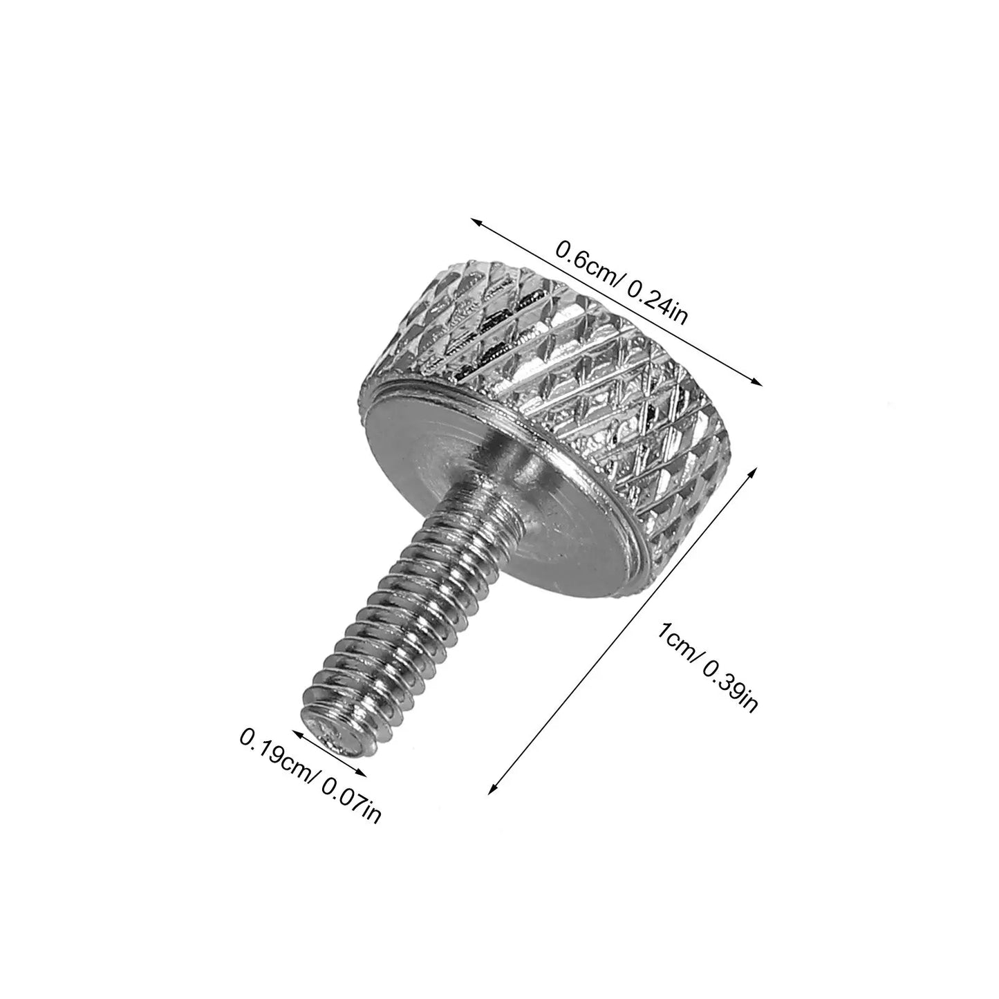 10Pcs Vernier Calipers Thumb Screws Precision Locking Screws Metal Knurled Clamping Screw Knobs Caliper Screw Replacement Parts Peaceful Pleasures Health and Wellness