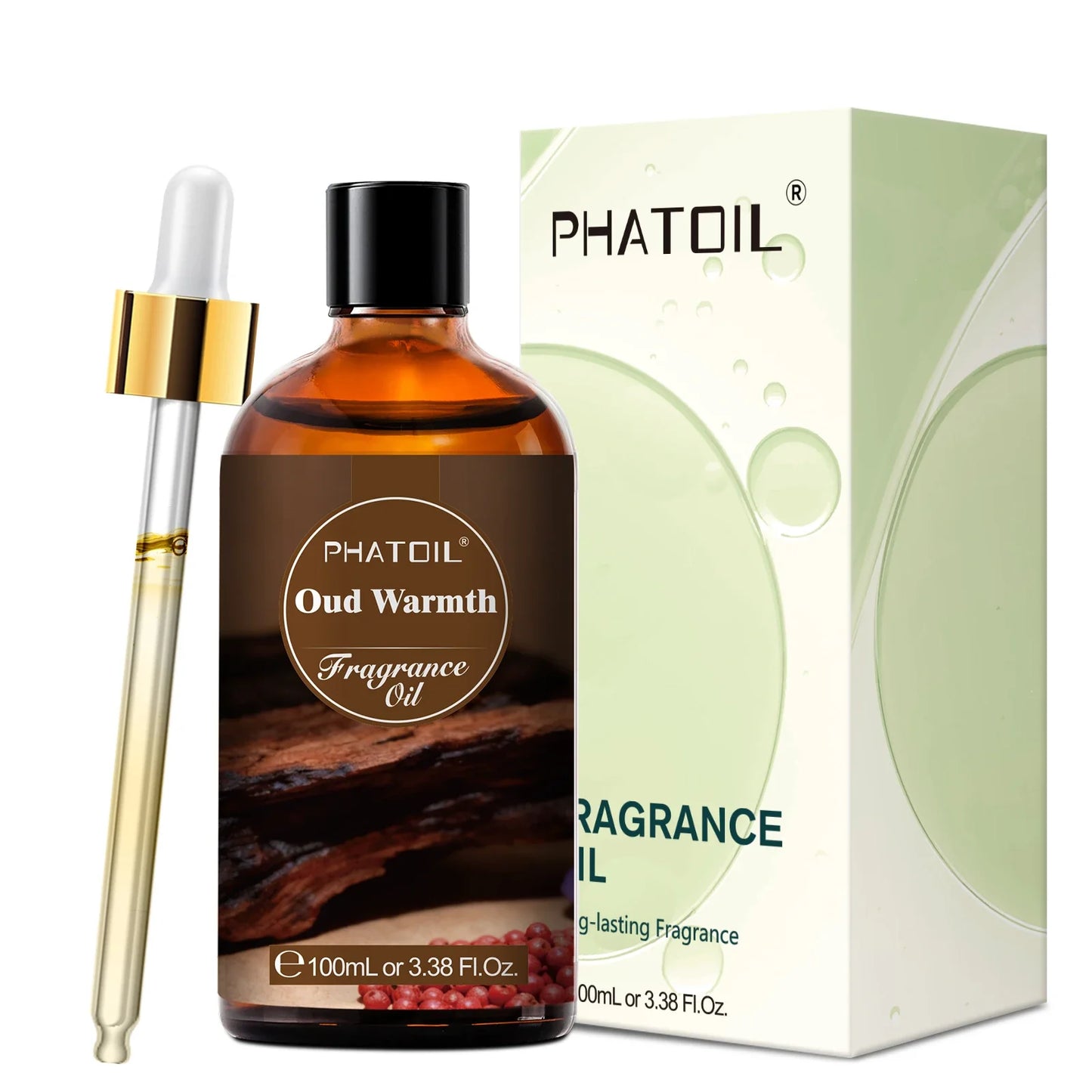 PHATOIL 100ml Fragrance Oil – Oud, Vanilla, Amber & Teakwood