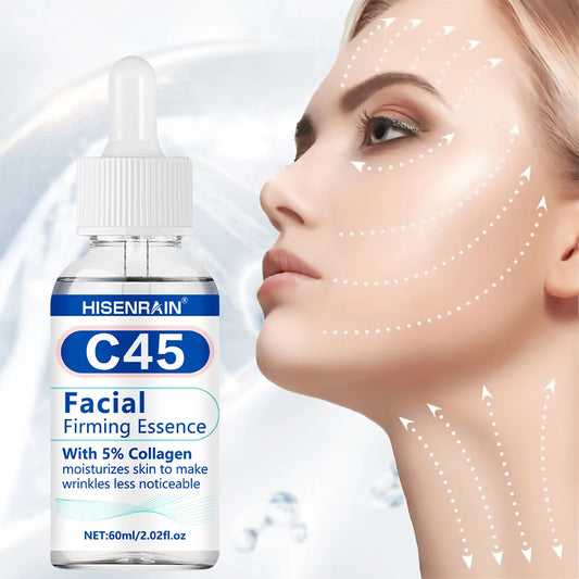 HISENRAIN Premium Anti-Aging Facial Serum with Hyaluronic Acid & Vitamin C - Brightening, Hydrating, Wrinkle Reduction. Peaceful Pleasures Health and Wellness