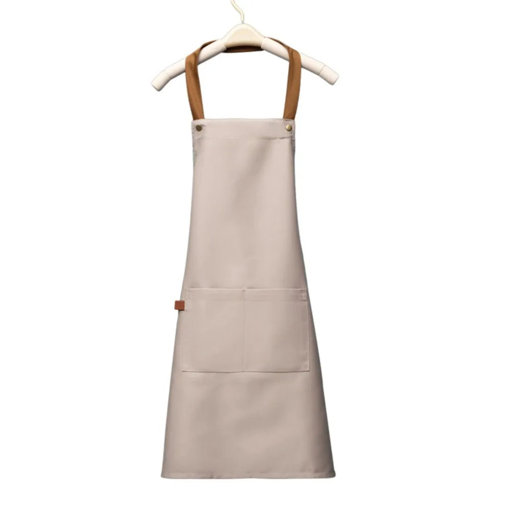 Kitchen Apron Waterproof Cross Adjustable Webbing Restaurant Bar Barbershop Work Apron Cocina Accesorios De Cocina Novedosos Peaceful Pleasures Health and Wellness