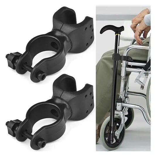 2pcs U-shaped 2nd Generation 360 Degree Rotating Bike Clip Bicycle Stand ABS Plastic Light Clip Flashlight Light Holder Peaceful Pleasures Health and Wellness Default Title