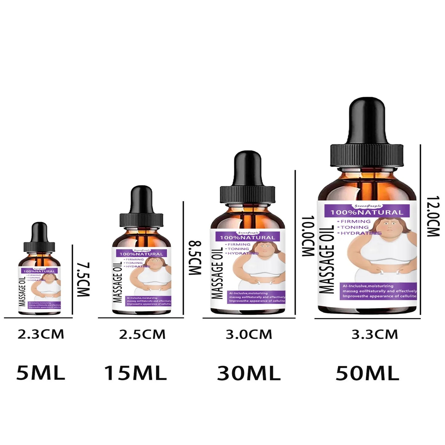TRSTAY Slimming Massage Oil – Firming & Body Contouring