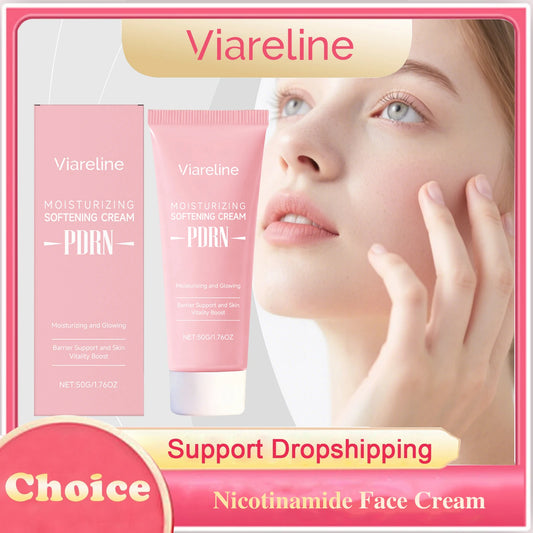 Nicotinamide Glowing Face Cream Brightening Firming Smooth Wrinkles Even Skin Tone Fade Melanin Repairing Hydrating Face Cream Peaceful Pleasures Health and Wellness