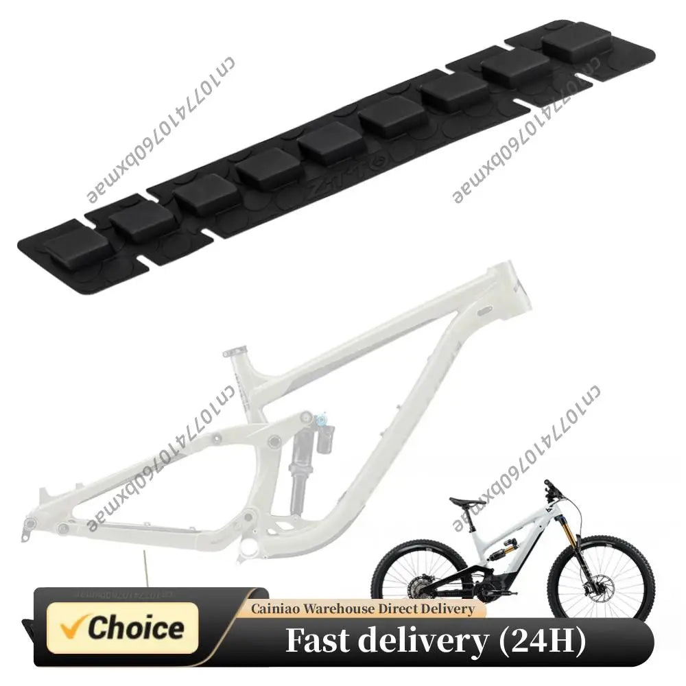 3D Silicone Bicycle Chainstay Protector Pad Chain Stay Frame Guard Chain Protection Sticker for Mountain Bike MTB Road Bike Peaceful Pleasures Health and Wellness