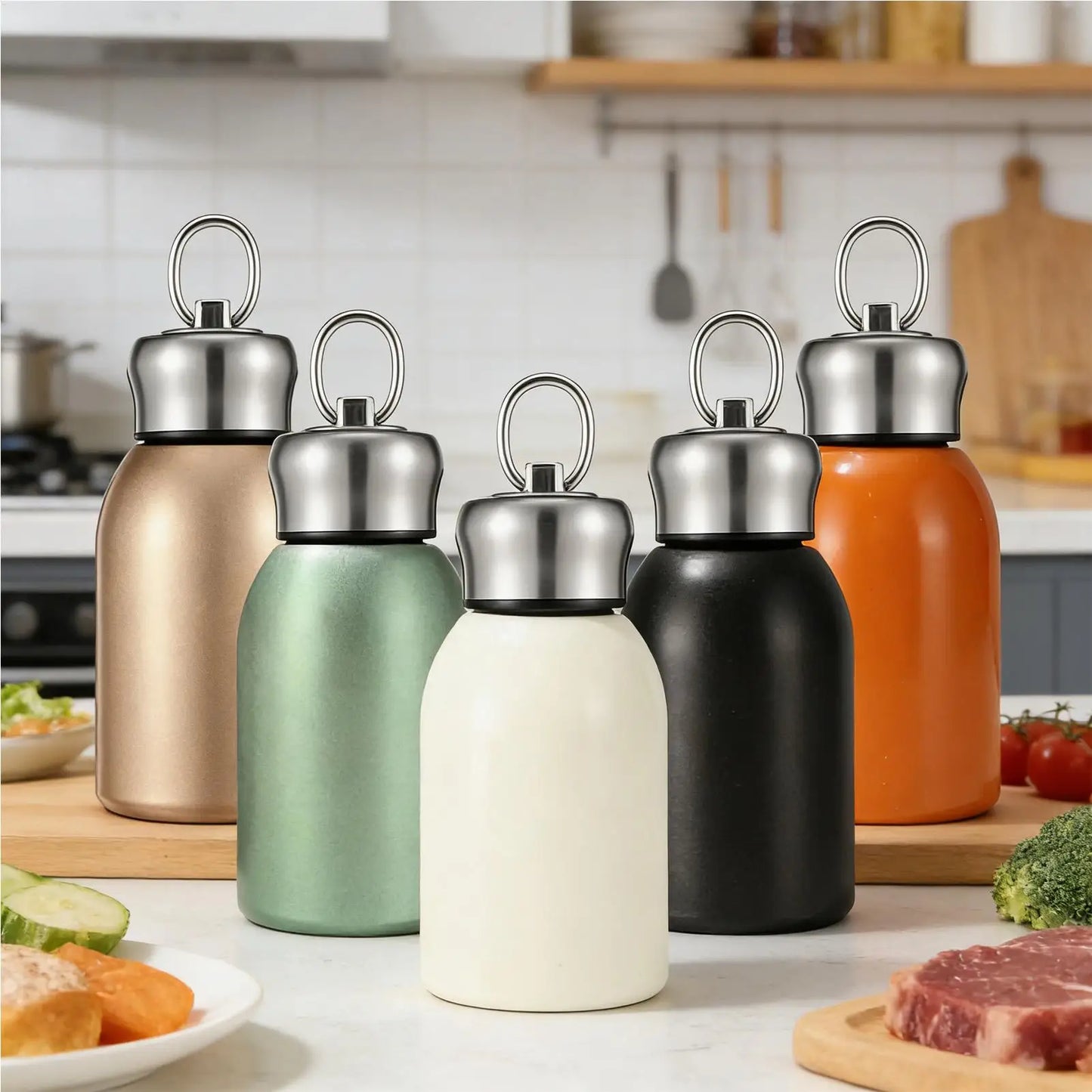 300ml Mini Vacuum Insulated Stainless Steel Water Bottle