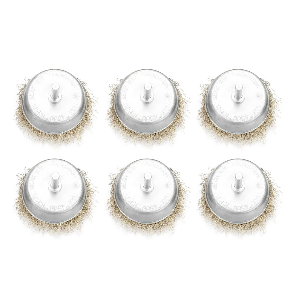 Wire Brush Cup Flat Brushes Drill Wheel Tools