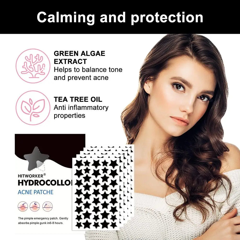 Jaysuing Black Star Hydrocolloid Acne Patches – 200 or 400 Count Pimple Popper Sticker Kit for Covering Zits & Blemishes Peaceful Pleasures Health and Wellness