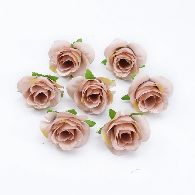 Silk Rose Bud Artificial Flowers – Wedding, Party & Home Decor Artificial Silk Flowers Peaceful Pleasures Health and Wellness color 2 50pcs