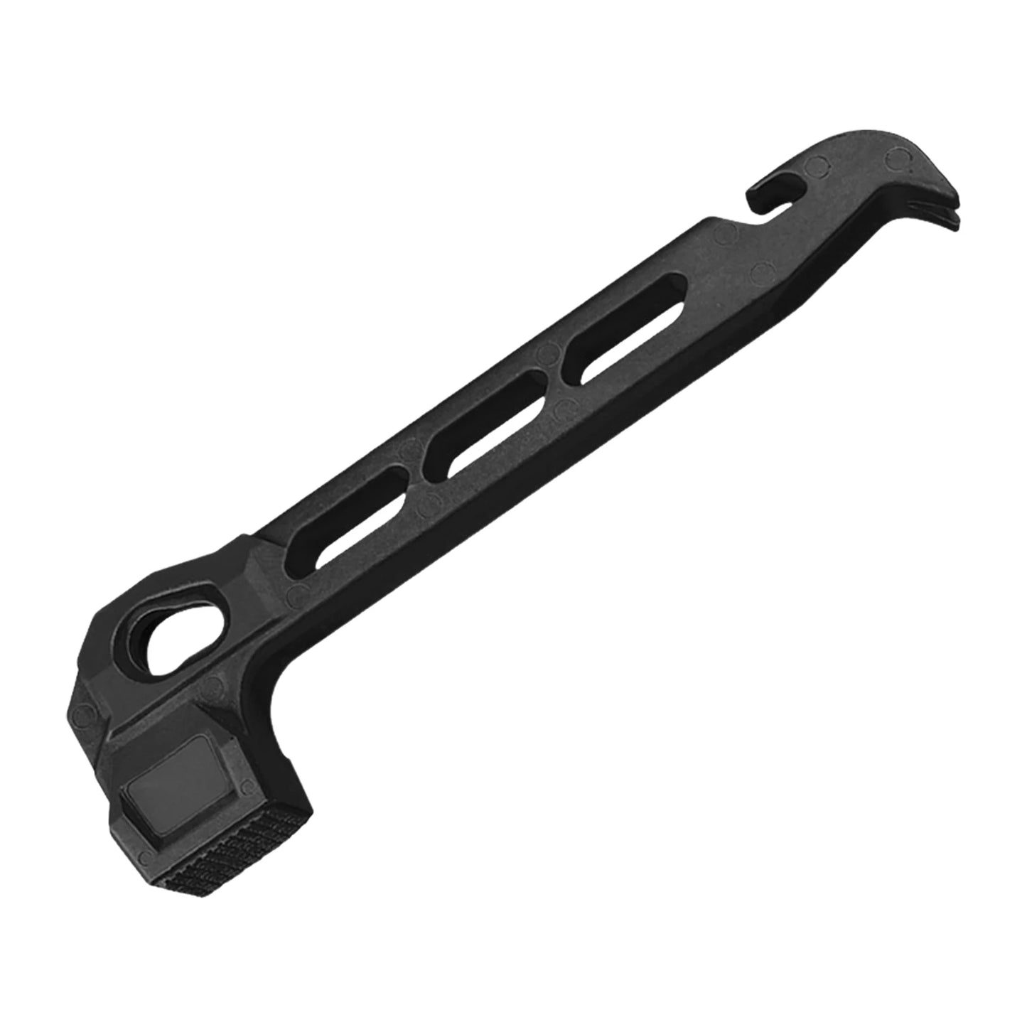 PE Tent Stakes Hammer with Stake Puller Hole Plastic Mallet Anti-slip Lightweight for Camping Stakes Tent Pegs Nail Spike Garden Peaceful Pleasures Health and Wellness B Black