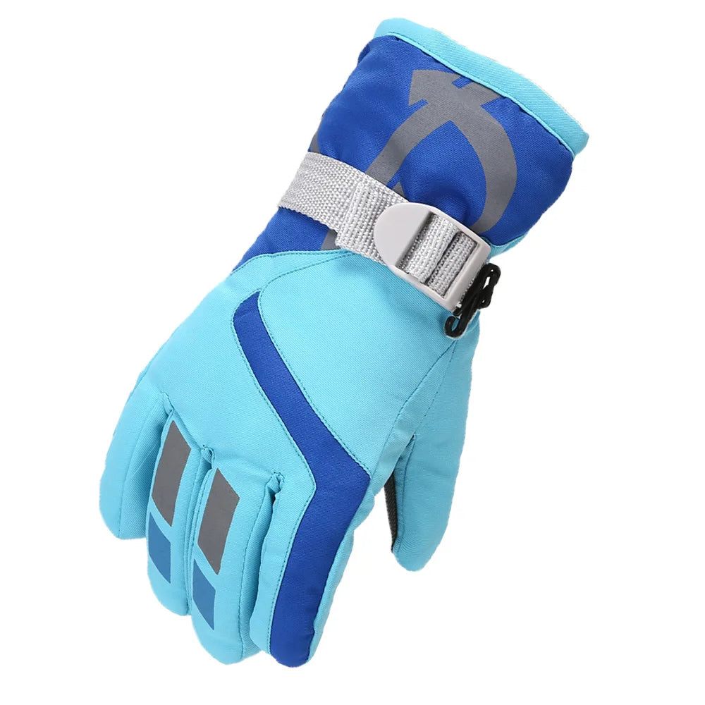 Kids Waterproof Ski Gloves | Windproof Winter Snow Gloves 4–7