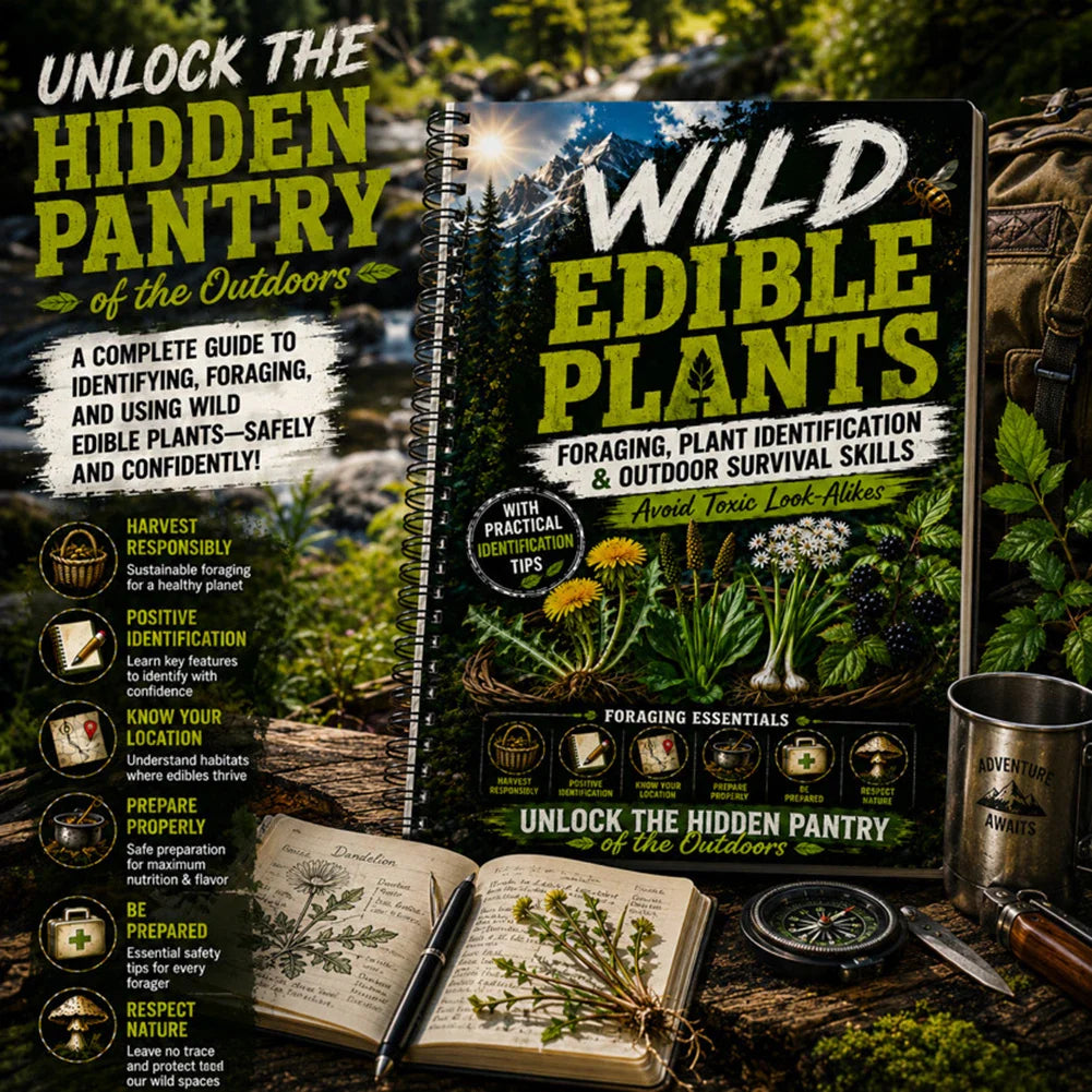 Foraging Plant Identification Guide – Wild Food & Mushroom Book