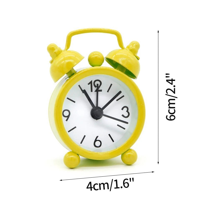 Nordic Style Alarm Clock Digital Quartz Clock Home Ornament Portable Mute Clocks with Metal Stand for Bedroom Decor Peaceful Pleasures Health and Wellness S3-3