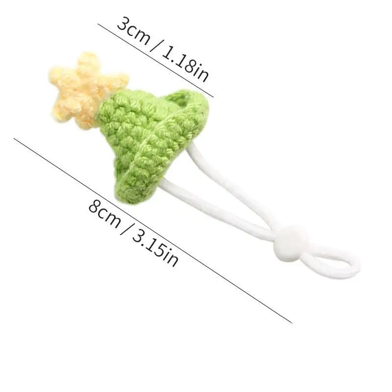 Handmade Knitted Hat for Hamster, Parrot & Small Pets