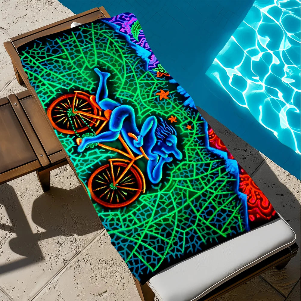LSD 1943 Albert Hofmann Quick-Dry Beach Towel | Travel & Gym