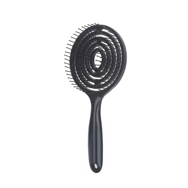 Lollipop Hollow Volumizing Hair Comb | Macaron Colors Volumizing Hair Comb Peaceful Pleasures Health and Wellness