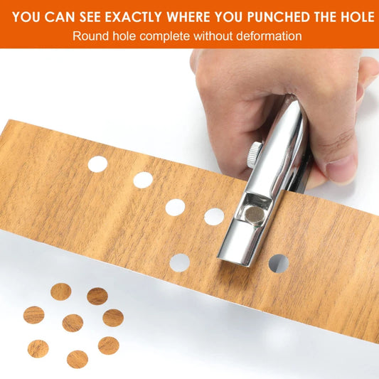 Paper Puncher Edge Banding Punching Pliers Round Hole Metal Hole Puncher Portable Hole Punching and Cutting Machine Peaceful Pleasures Health and Wellness