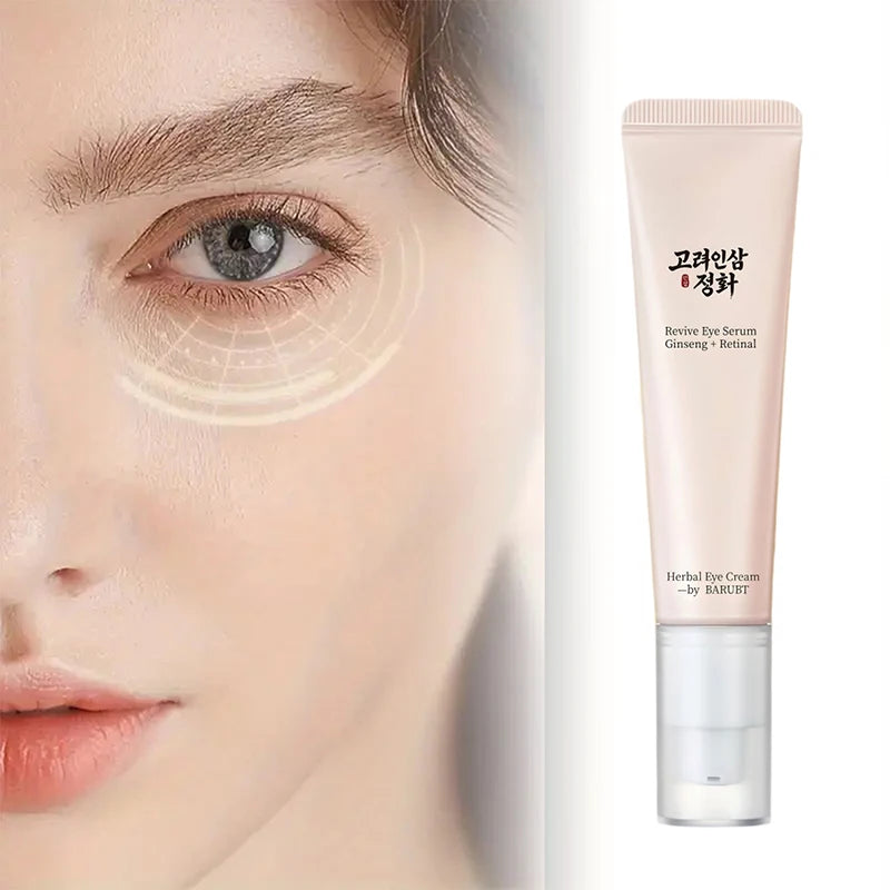 Korean Beauty Revitalizing Eye Serum, Retinol Niacinamide Eye Serum Tightening Moisturizing Reduce Fine Lines Herbal Eye Cream Peaceful Pleasures Health and Wellness