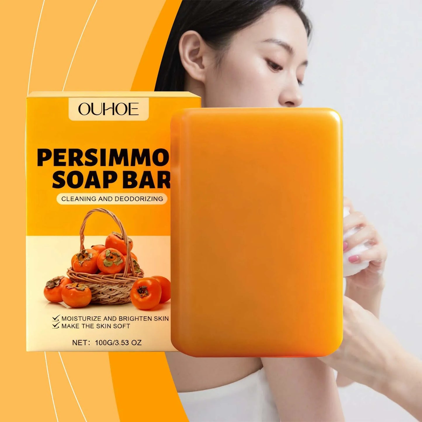 Persimmon Handmade Bath Soap – Moisturizing & Cleansing Bar
