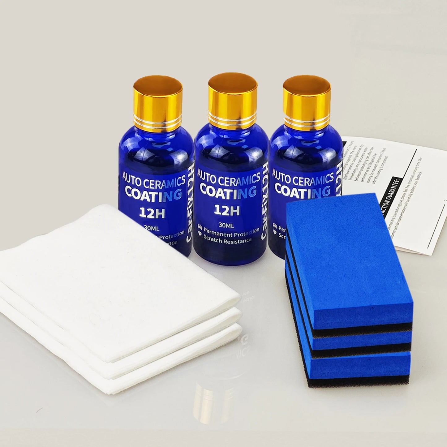 12H Car Coating Polishing Wax Anti-Scratch Paint Protection 5-year Guarantee Glossy Prolonging Paintworks Ceramic Liquid Glass Peaceful Pleasures Health and Wellness