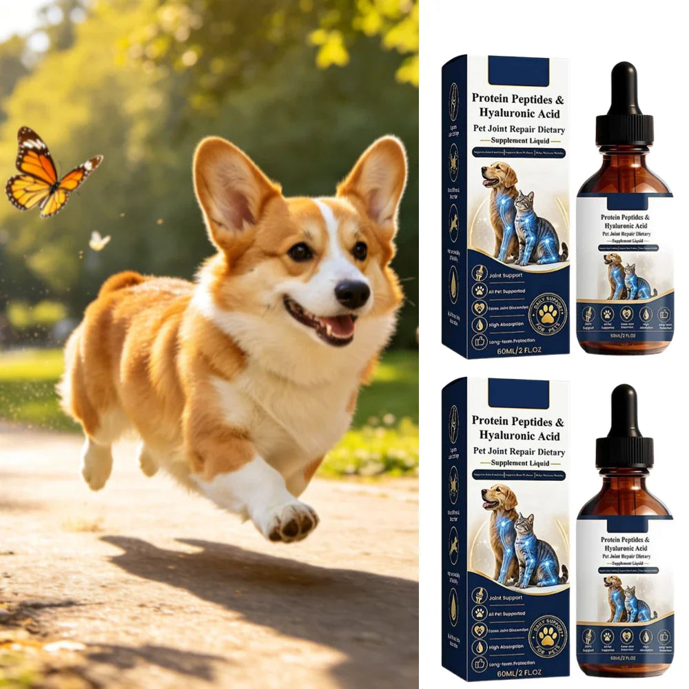Dog Joint Supplement Liquid – Protein Peptides & Hyaluronic Acid