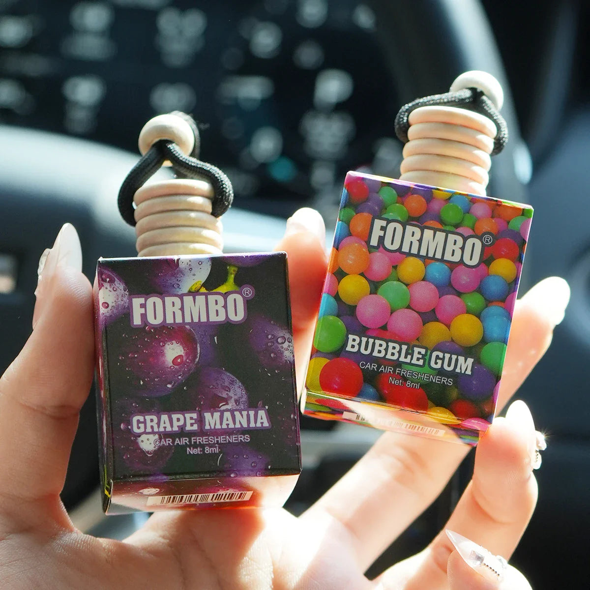FORMBO Fruit Car Air Freshener Pendant | 4 Scents, 8ml