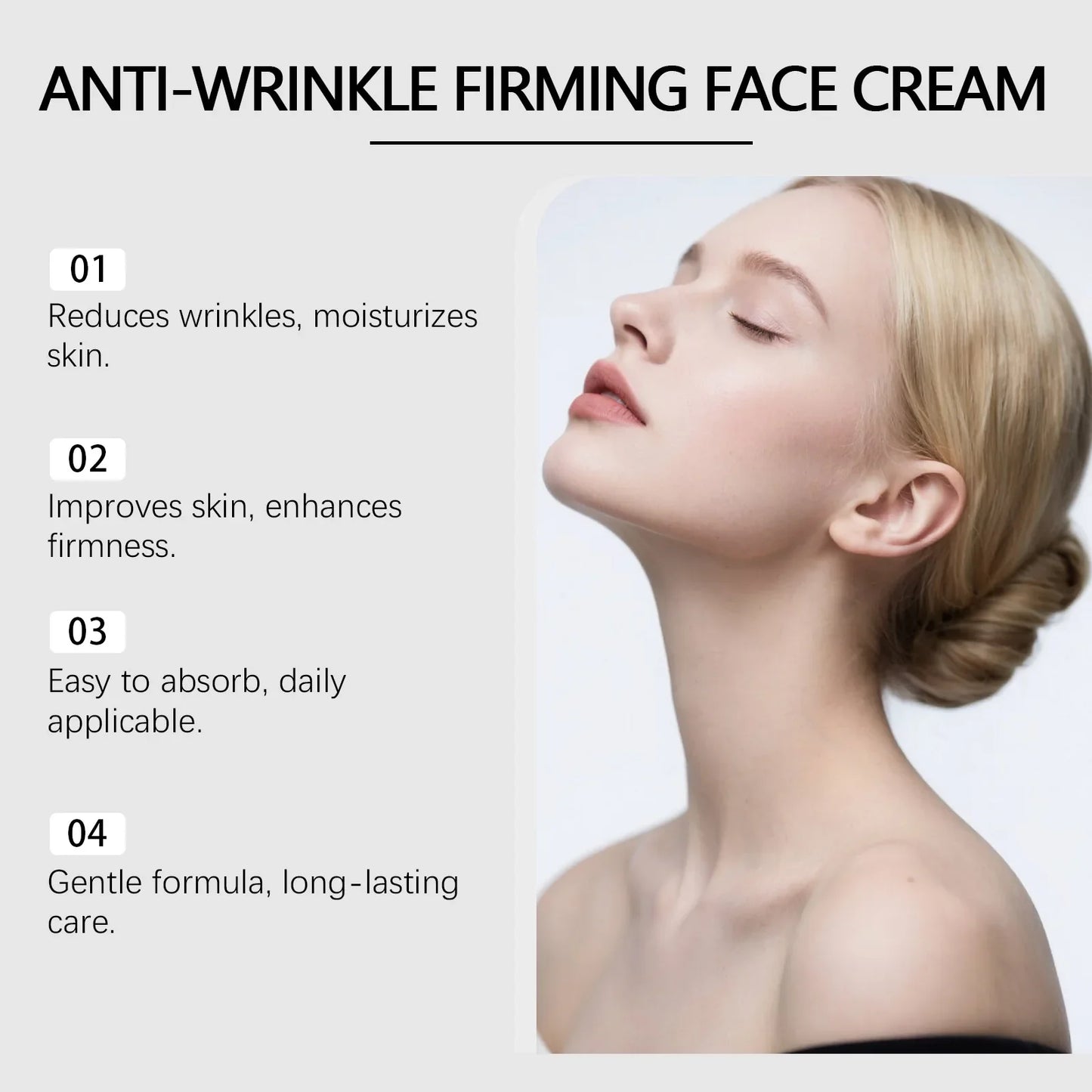 Collagen & Hyaluronic Acid Firming Face Cream | Moisturizer