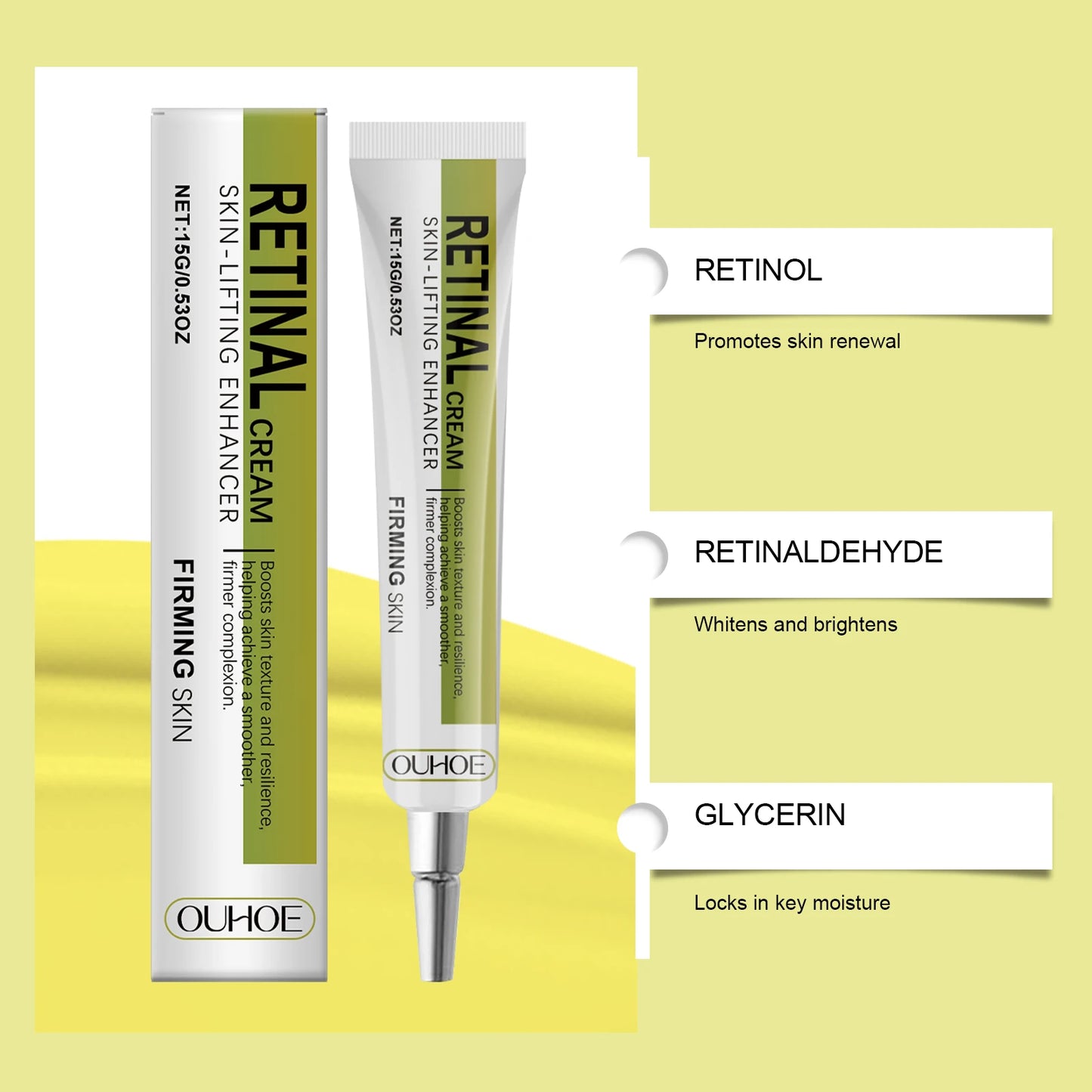Retinol Eye Cream – Dark Circles, Wrinkles & Firming | 15g