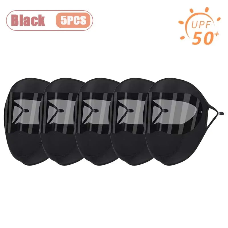 UPF 50+ Full Face Cover Mask with Goggles | UV & Dust Shield