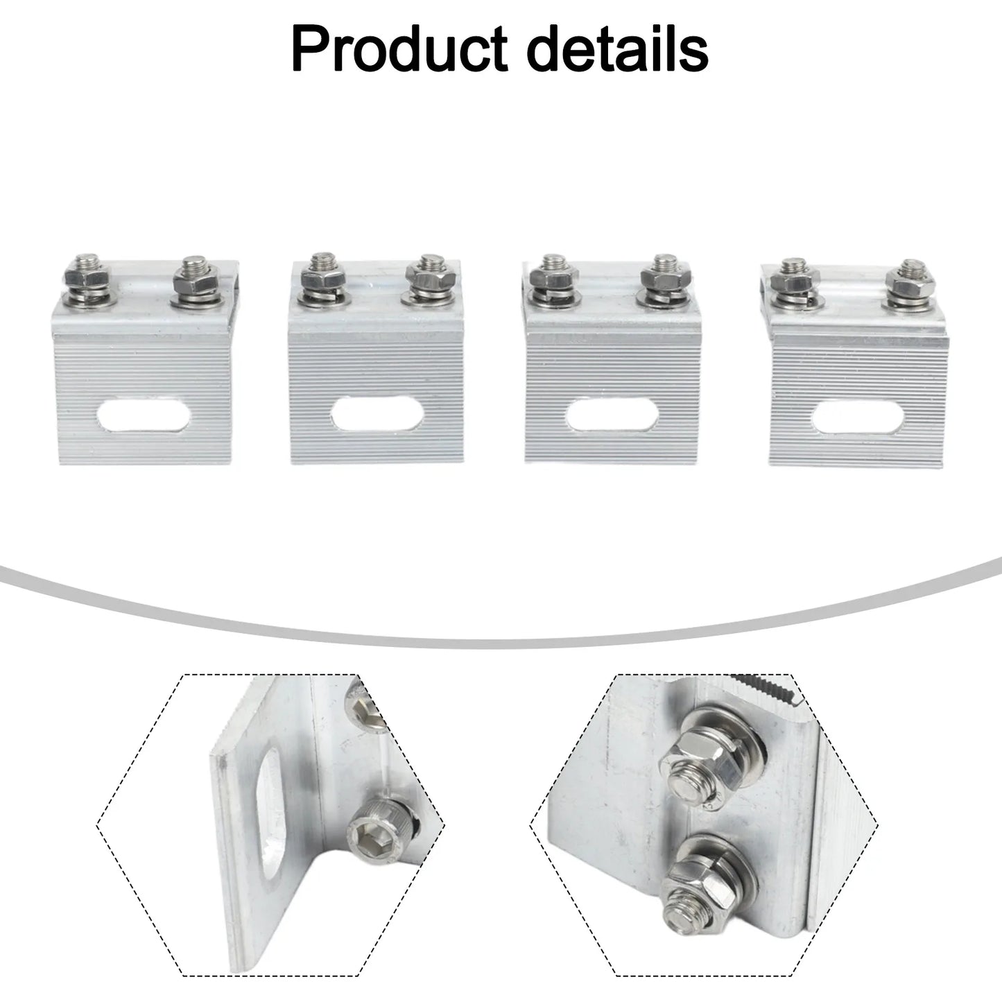 1 Roof Clamps Standing Seam Clamp Sheet Mounting Portable Solar PV