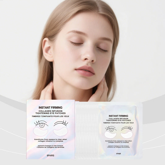 Collagen Firming Eye Membrane Anti Dark Circles Removal Eyes Bags Reduce Fine Lines Long Lasting Hydration Moisturizing Eye Mask Peaceful Pleasures Health and Wellness