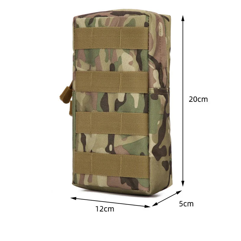 Tactical Molle System Medical Pouch 600D Utility EDC Tool Accessory Waist Pack Phone Case Airsoft Hunting Bag Outdoor Equipment Peaceful Pleasures Health and Wellness