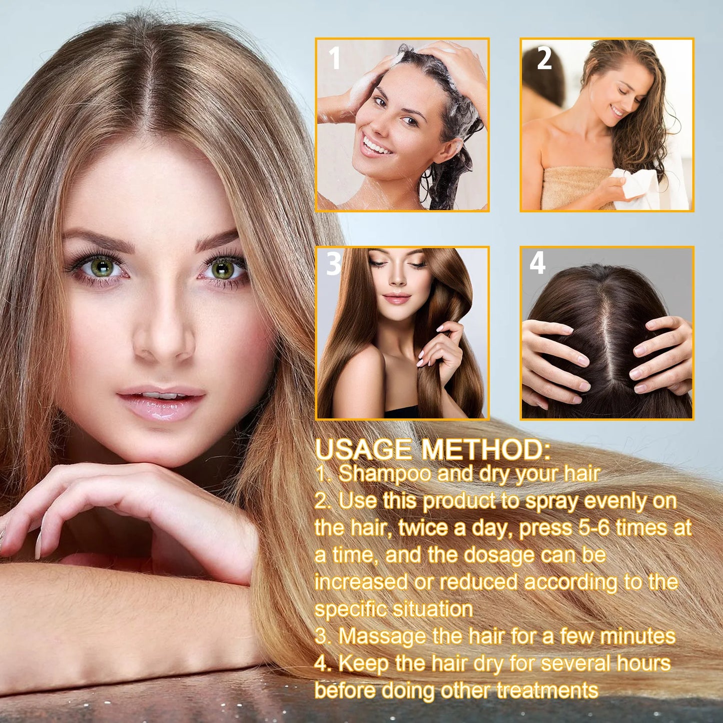 EELHOE Biotin Hair Serum for Strengthening and Nourishing Peaceful Pleasures Health and Wellness