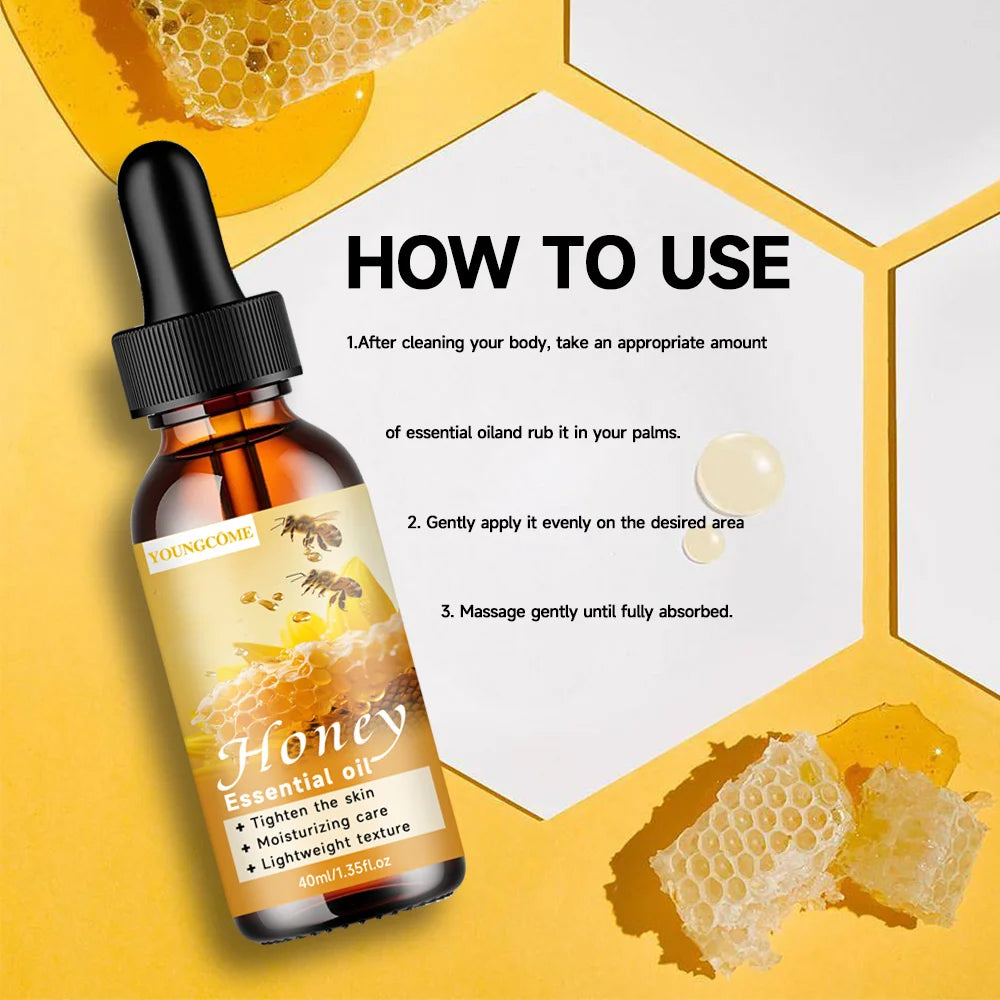 Honey Essential Oil Skin Care and Massage Essential Oil Base Oil Aromatherapy Essential Oil Suitable for All Skin Peaceful Pleasures Health and Wellness