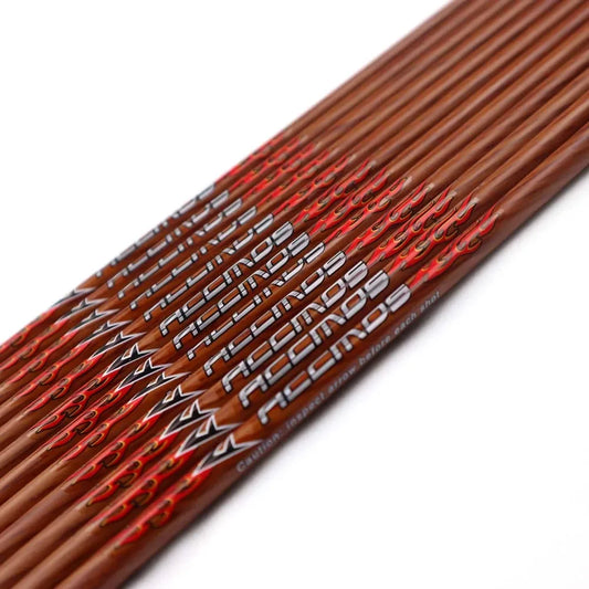 ID Wood Carbon Arrow Shaft Spine 400 450 500 600 700 Wooden Skin Peaceful Pleasures Health and Wellness Spine 350 32in 12ps