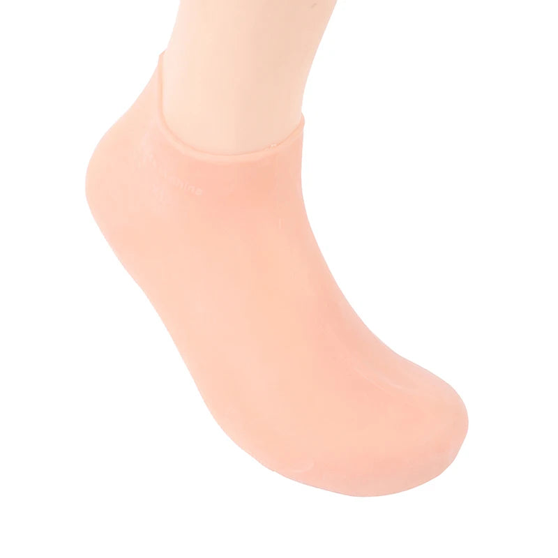 1Pair Feet & Hand Care Socks Gloves Silicone Gel Socks Moisturizing Foot Skin Care Hand Protectors Anti Cracking Spa Home Use Peaceful Pleasures Health and Wellness