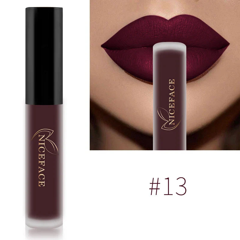 QiBest Matte Liquid Lipstick – Waterproof Long-Lasting Lip Gloss