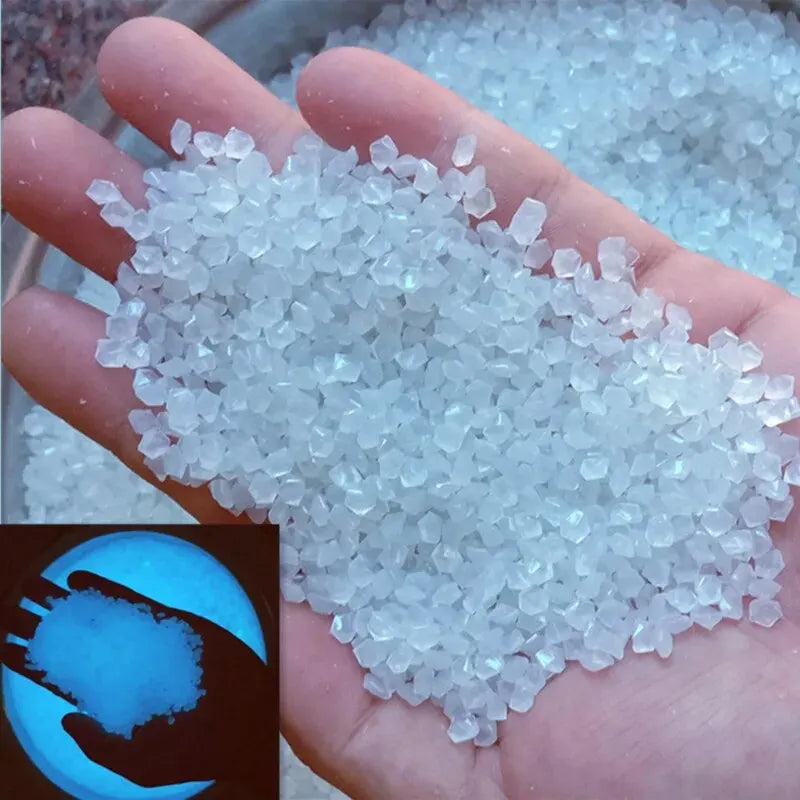 1000pcs Glow in the Dark Pebbles – Garden & Aquarium Decor