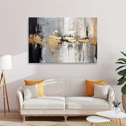 Modern Abstract Canvas Print | Art Deco Unframed Wall Art Abstract Canvas Print Peaceful Pleasures Health and Wellness