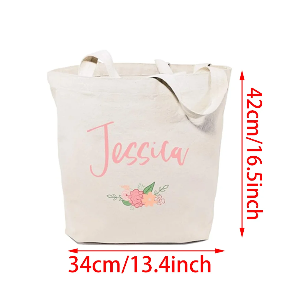 Personalized Name Tote Bag | Beach, Wedding & Bridesmaid Gift