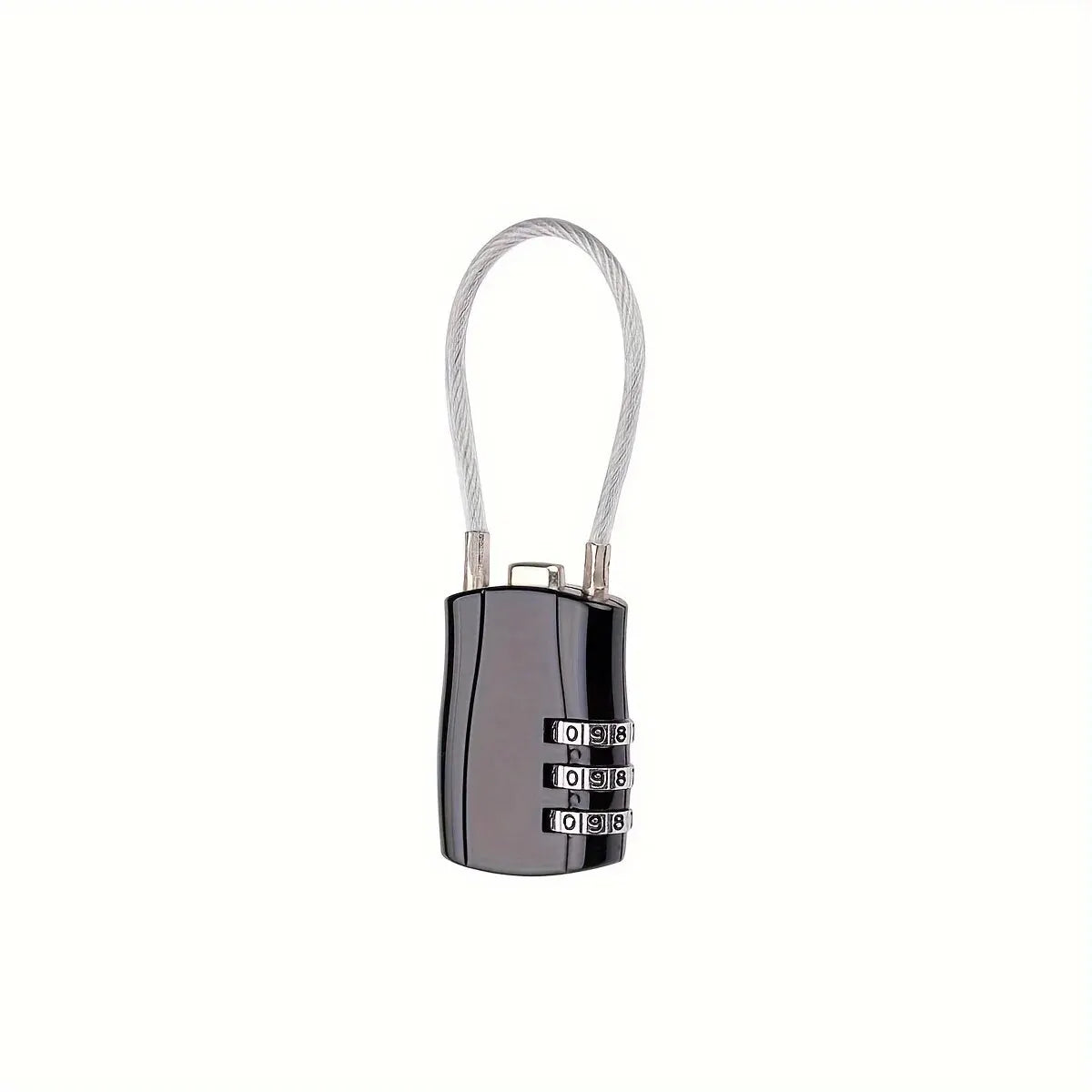 1pc Luggage Travel Lock, School Gym Storage Cabinet Luggage Lock, File Cabinet Tool Box Case Password Lock Peaceful Pleasures Health and Wellness black