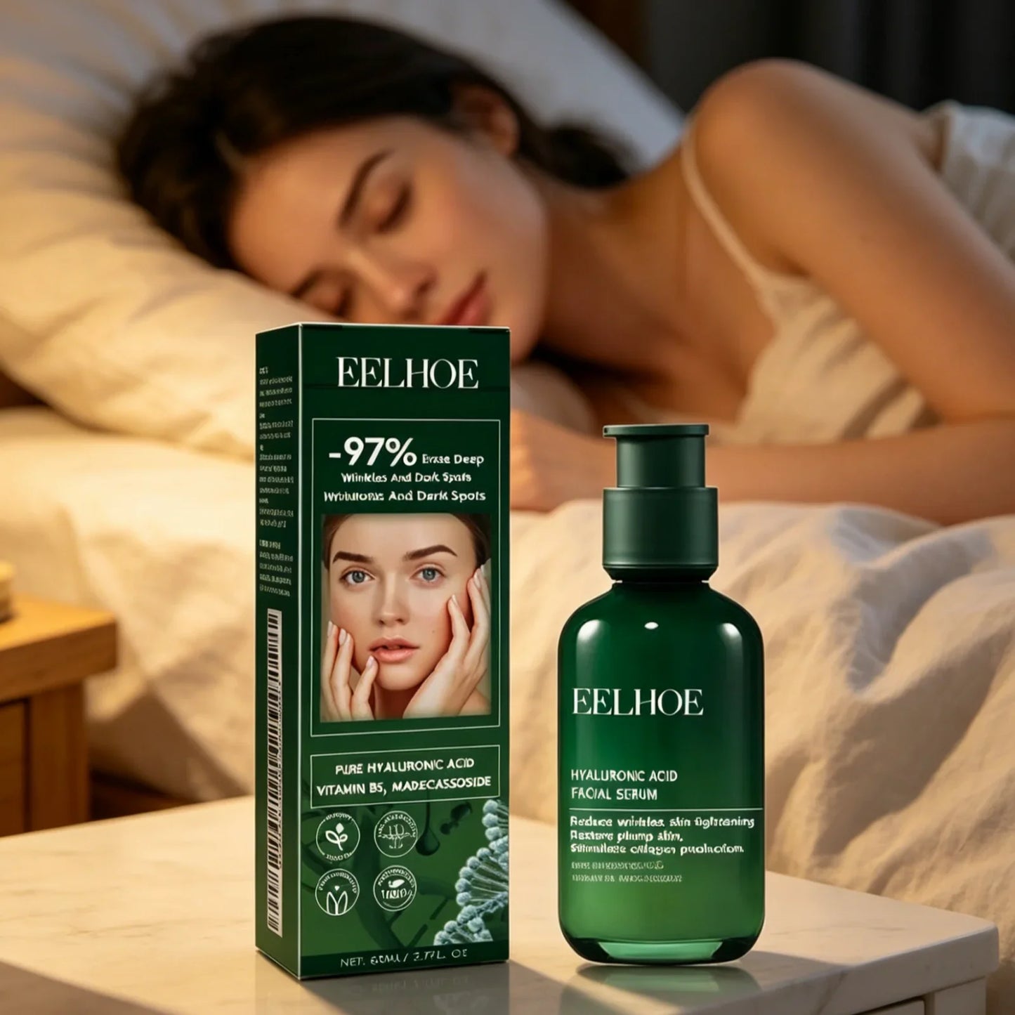 EELHOE Hyaluronic Acid Anti-Aging Face Serum 80ml – Firm & Hydrate