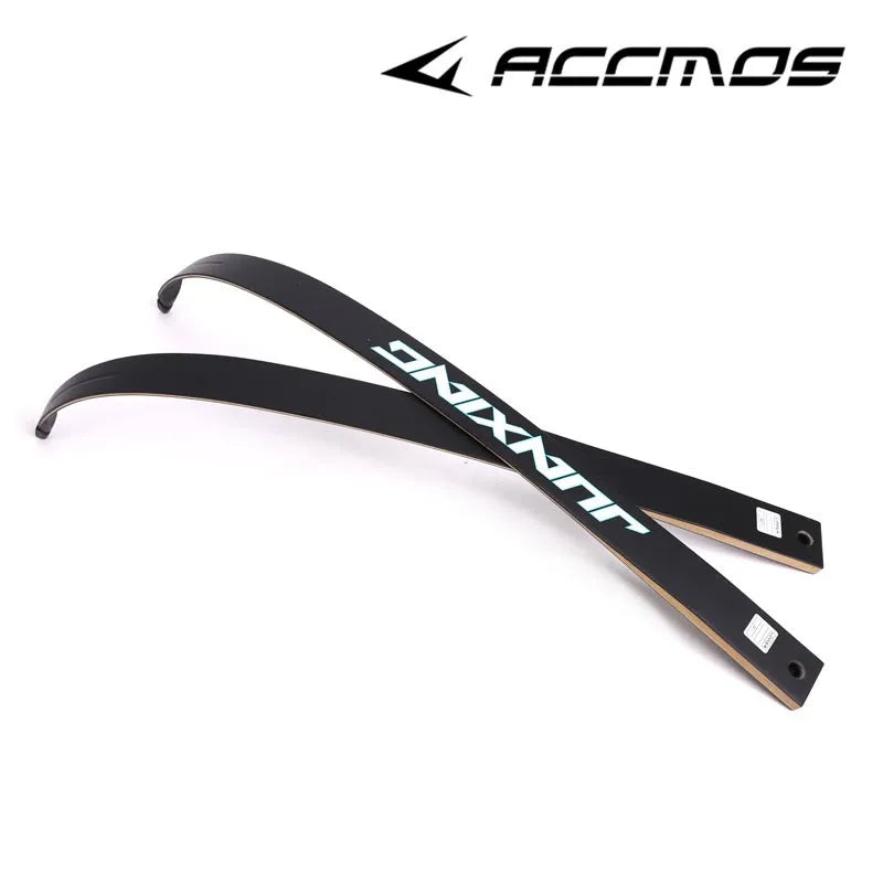 1 Pair Archery JUNXING F168 158 155 Bow Limbs 18-40 Lbs Maple Wood