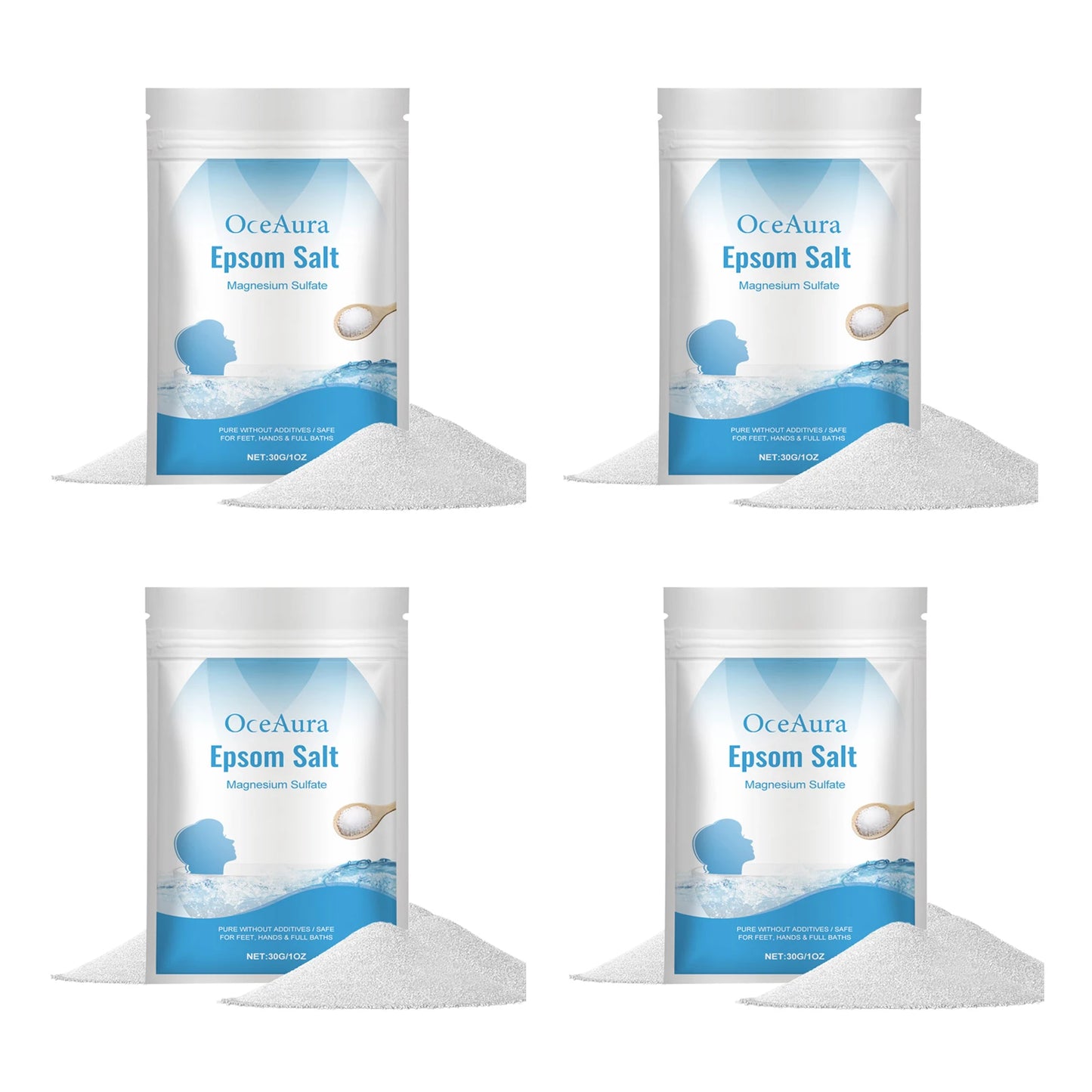 OceAura Epsom Salt Bath Soak – Muscle Relief & Skin Care