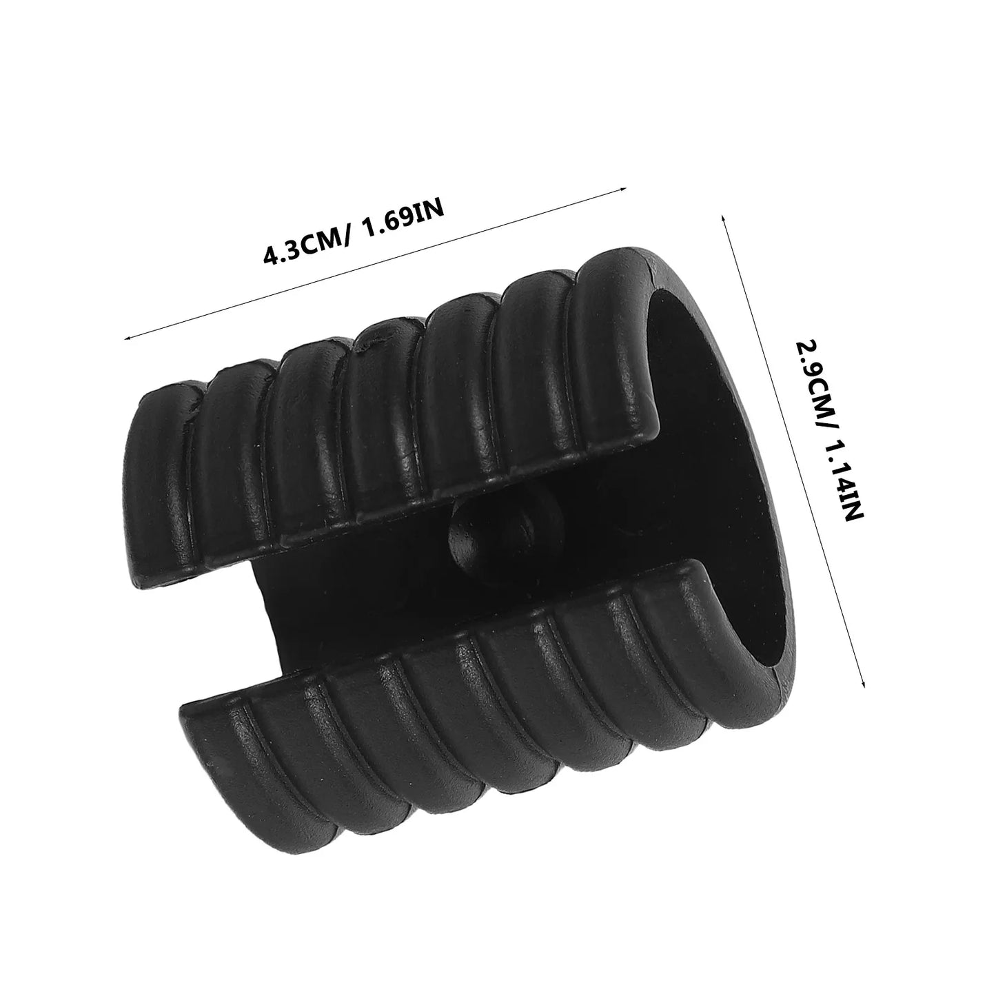 4Pcs Plastic U-Shape Nonslip Chair Leg Caps for Beach Chairs Camping Folding Tables Grass Mud Sand Stability Protection Peaceful Pleasures Health and Wellness