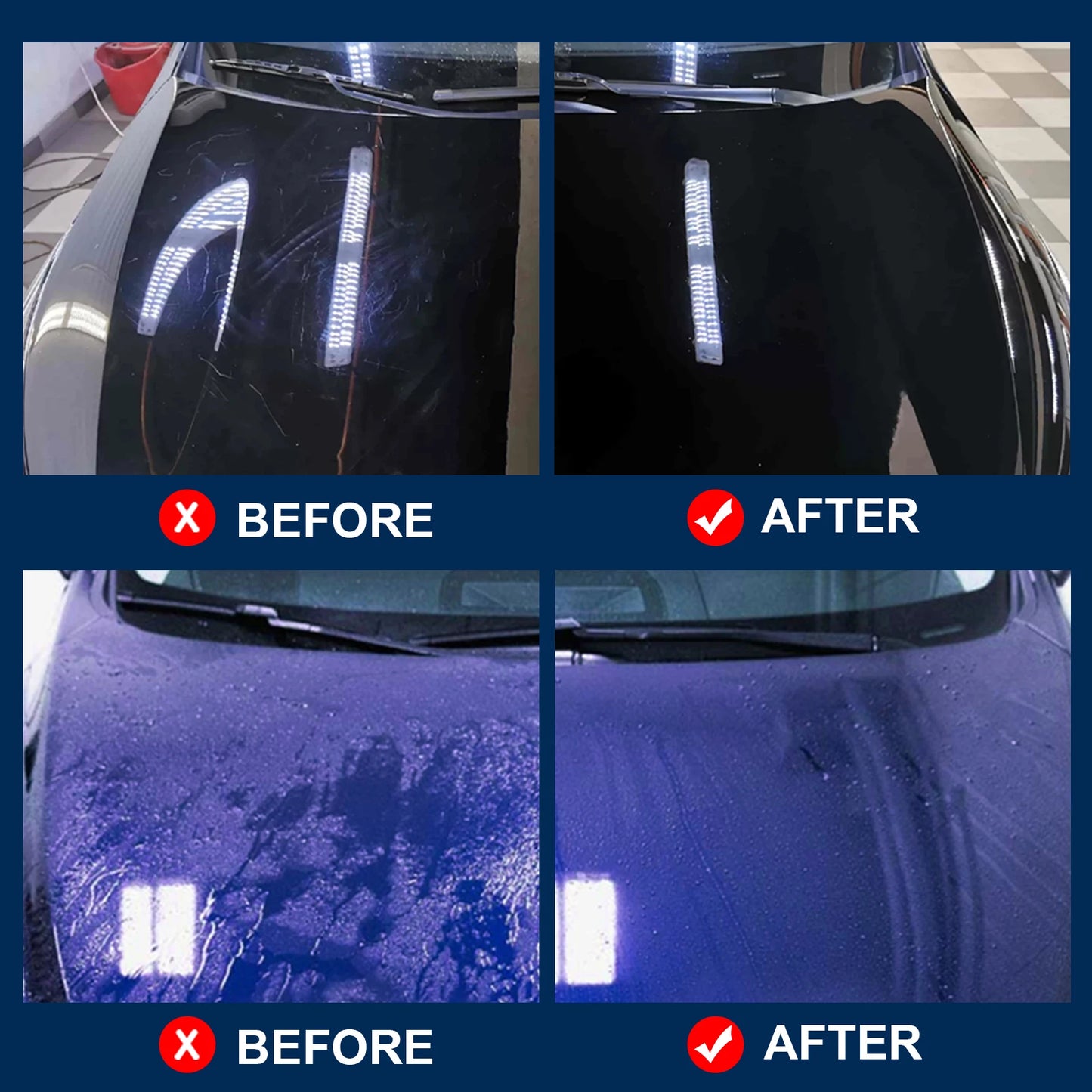 Crystal Nano Car Wax – Gloss Coating, Polish & Scratch Repair