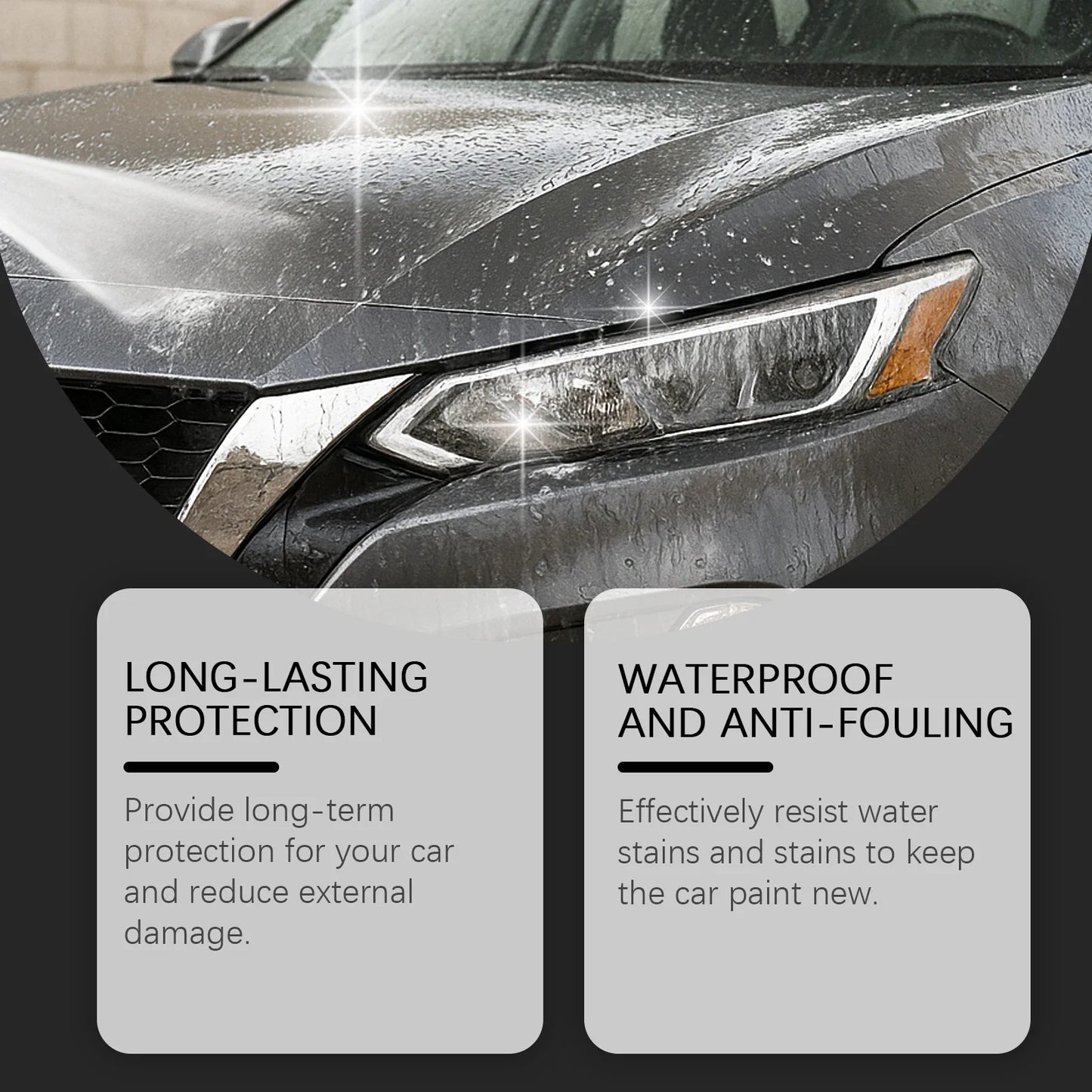 Rayhong 3-in-1 Car Paint Protection Spray – Polish & Coat