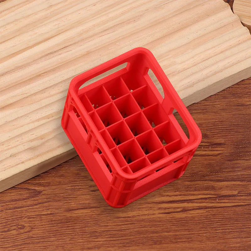 Stackable AA AAA Battery Storage Box | Beer Crate Organizer
